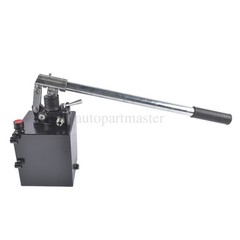 2.7 CID Double Acting Hydraulic Hand Pump & 5 QTs Tank with Changeover Valve NEW