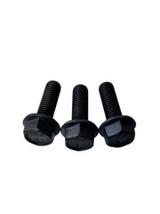 100 pcs M8-1.25×25 Hex Flange Frame Bolt Class 10.9 DIN 6921 Zinc Phosphate Oil
