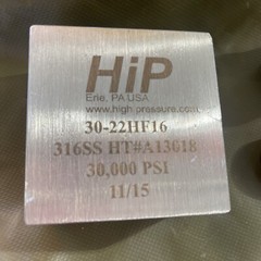 HiP 30-22HF16 Elbow High Pressure Fitting 30,000 PSI
