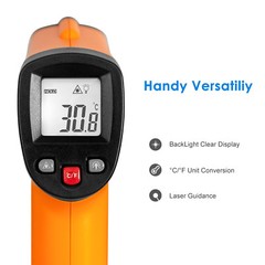 Helect Infrared Thermometer Non-contact Digital Laser Infrared Temperature Gun