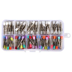 200Pcs/Box Dental Nylon Materials Closure Flat Polishing Prophylaxis Brushes