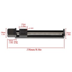 150mm Effective Travel Length Mini Guide Lead Screw T6x1 w/ NEMA11 Stepper Motor