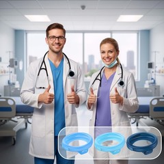 3Pcs Silicone Digital Stethoscope Chestpiece Cover for EKO CORE 500 (77