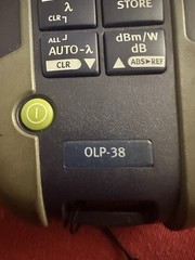 JDSU OLP-38 SmartPocket Optical Power Meter | 780-1650nm -50 to +26dBm | TESTED
