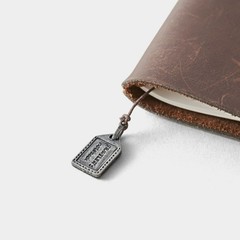 Traveler’s Company TF Charm Tag Motif Pewter Charm Made in Thailand