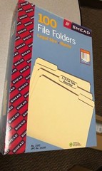 Smead 1/3 Cut Assorted Position 100 File Folders, One-Ply Top Tab, Legal, Manila