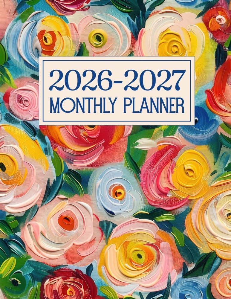 2026-2027 monthly planner: 2 Years from Jan 2026 – Dec 2027