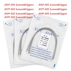 SKYSEA Dental Orthodontic Heat Thermal Activated Niti Rectangular Arch Wires FDA