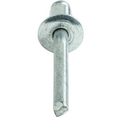 Aluminum Pop Rivets 1/8″ x 3/16″ Dome Head Blind 4-3 Gap .126-.187 Qty 100