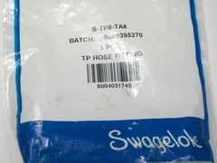1 – Swagelok Carbon Steel Hose End, 1/2″ OD Tube x 1/2″ Hose, S-TP8-TA8
