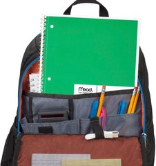Mead Spiral Notebook, 6 Pack, 1 Pack of 6, Red,Yellow,Blue,Green,Purple,Black