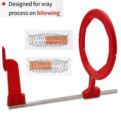 100Pack Dental Sensor Holders XCP-XP Disposable Adhesive Holders Red/Blue/Yellow