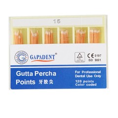 Dental Endodontic Root Canal Absorbent Paper Points/Gutta Percha Points #15-40