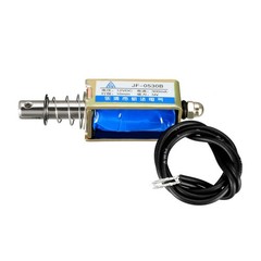 DC 12V 300mA 5N 10mm, Pull Push Type Frame Linear Solenoid Electromagnet Factory