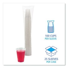 Boardwalk TRANSCUP9CT 9 oz. Polypropylene Cold Cups – Translucent (2500/CT) New