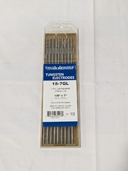 PRO-SOURCE TIG Welding Rod: 7" OAL, 1/8" Dia Qty 9 18-7GL