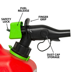 (2 pack) 2-GL Scepter SmartControl Gas Can. Fuel Type Gas. Red.