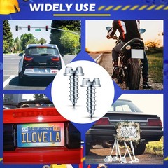 Car License Plate Screws Tornillos para Placas De Carro Tag Screws 200
