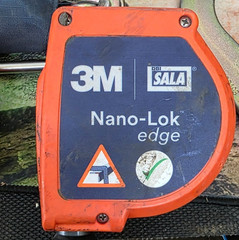 3M DBI-SALA Nano-Lok Edge SRL Twin-Leg Quick Connect, 7.3 Self Retracting Orange