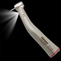 NSK Style LED Dental Electric Handpiece 1:5 Contra Angle Fiber Optic High Speed