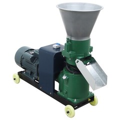 2Roller Feed Pellet Mill Machine Granulator w/6mm Pellet Output 80-120KG/h 220V