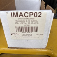 Asi Electronics IMACP02 Duplex AC Power Outlet FNOB