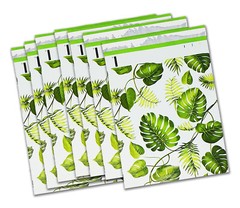 10×13 inch Tropical Palm Leaves Poly Mailers, USPS, FEDEX, Shipping Mailing Bags