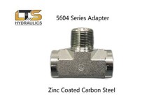 5604-02-02-02 Zinc Plated Steel Pipe Adapter 1/8″ FNPT x 1/8″ MNPT x 1/8″ FNPT