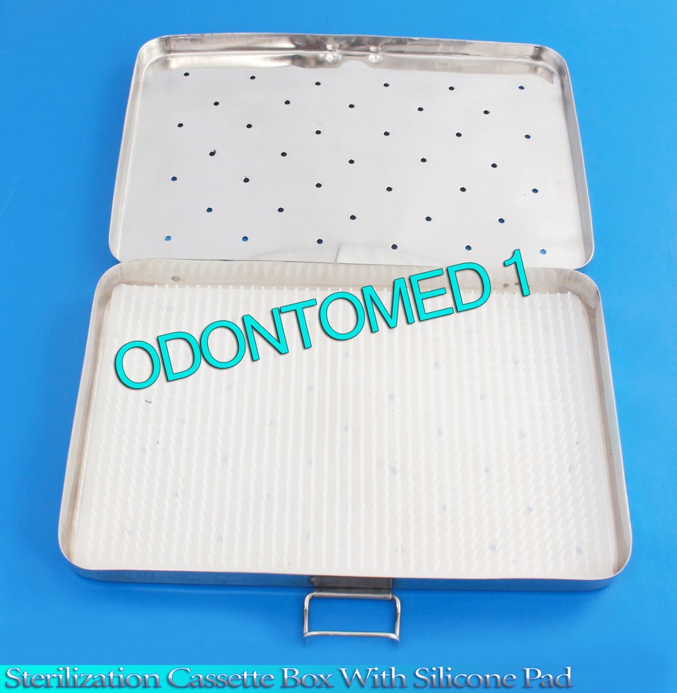 STERILIZATION CASSETTE BOX 6″ X 12″ WITH SILICONE PAD FOR SURGICAL INSTRUMENTS