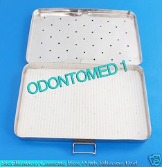 STERILIZATION CASSETTE BOX 6″ X 12″ WITH SILICONE PAD FOR SURGICAL INSTRUMENTS