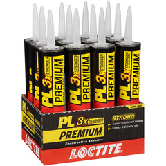 BOX/12 pcs Loctite PL 3X PREMIUM 10oz Construction Adhesive Strong Fast GRAB new