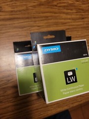 Lot of 3 Dymo 30270 LW Continuous roll 2-1/4 X 300ft 900ft Total