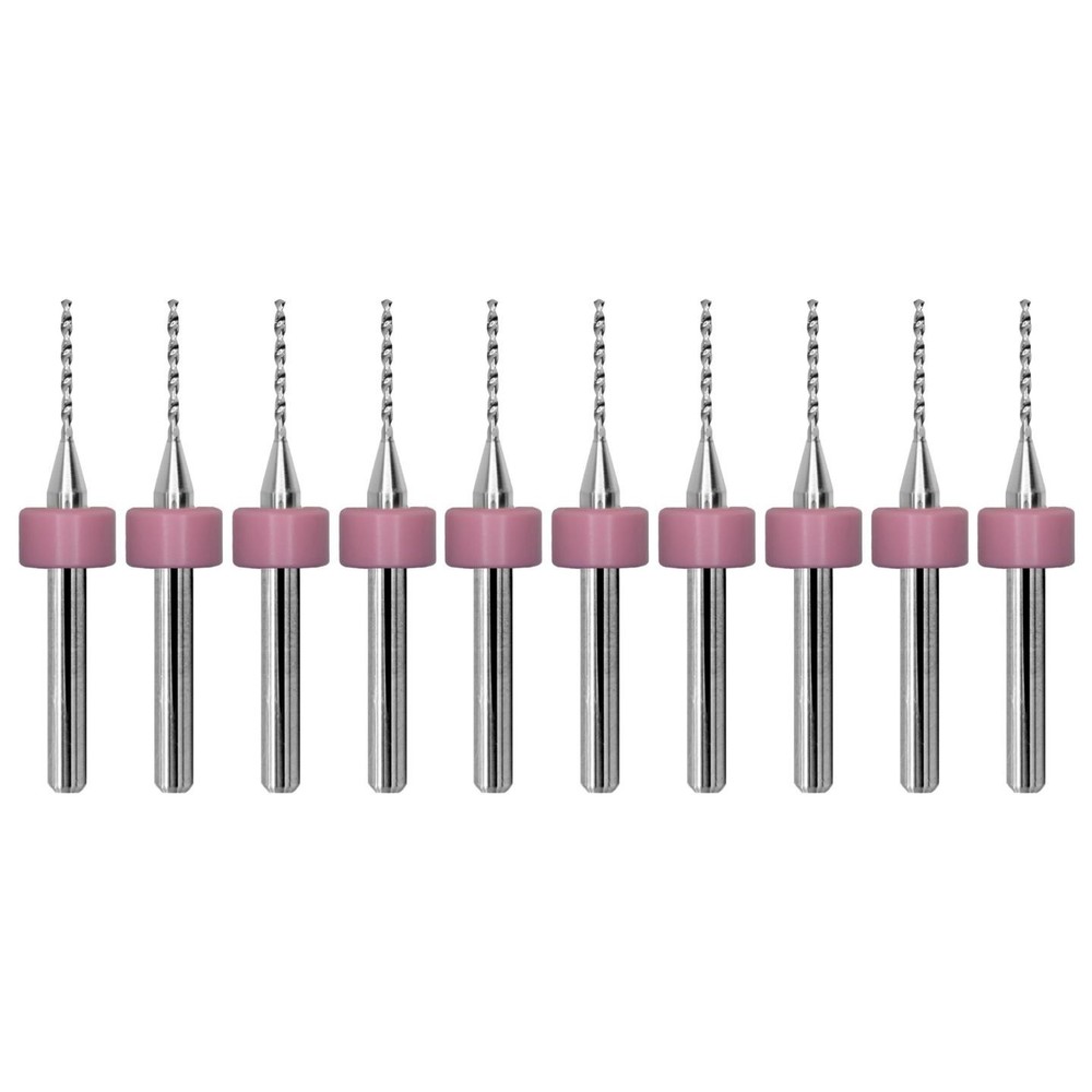 #63 / 0.95mm (0.037) Solid Carbide Drill Bit –10 Pack – CNC Factory Resharpened