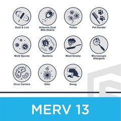Proshield 18X18X1 Merv 13 Pleated Filter 12 Pack Pshcp13-011818