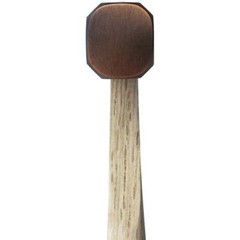 Kakuri Ryuzo Bronze Octagonal Genno 330mm 375g Woodwork mallet Hammer Japan