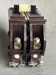 Wadsworth A230NI 30 Amp 2 Pole 2P Type A Metal Foot / Tabs Breaker A230