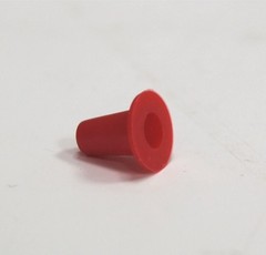 QTY50 CAPLUGS 3/16 – 1/4 OD 1/8 – 5/32 ID RED PLASTIC TAPERED CAP COVER PLUG T-0