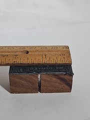 Vintage Laundry Advertising Letterpress Printing Block. Save Lots Of Time. T-185