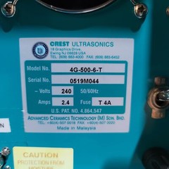 Crest 4HT-1826-18-SP Ultrasonic Cleaning Tank 1500W 40kHz 33Gal 18″ x 26″ x 18″
