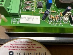 EDSTROM 6100-9001-010R REV A ENVIROMENTAL WATCHDOG LOCAL PROCESSOR S/N: 11601
