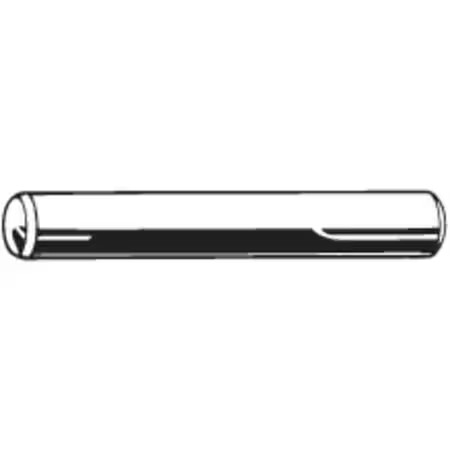 Standard Dowel Pin, 3/32 In Nominal Dia, 5/8 In L, Alloy Steel, 100 Pk,
