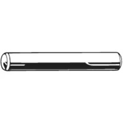 Standard Dowel Pin, 3/32 In Nominal Dia, 5/8 In L, Alloy Steel, 100 Pk,