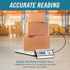 Heavy Duty Shipping Scale with 440 lb Capacity LCD Display Auto Shut Off Feature