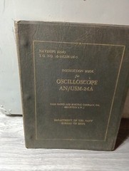 Vintage 1961 US Navy Bureau Of Ship AN/USM 24c Oscilloscope