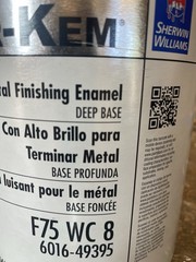 Gallon Sherwin Williams Sher-Kem Enamel Alkyd/ Deep Tint Base / High Gloss