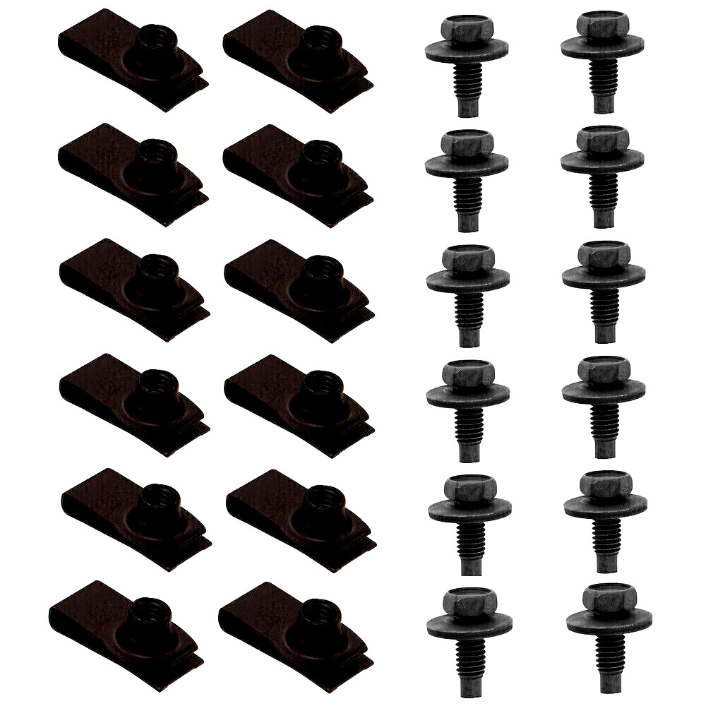 Fits Gm Fender Bolt kit With U nuts 5/16″-18X 7/8 24pcs