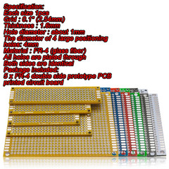 5Pcs/Lot 6 Color 2X8/3X7/4X6/5X7/7X9Cm Double Side Prototype DIY Universal Print