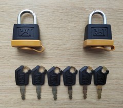 For Caterpillar CAT 5P8500 5P8501 246-2641 Master Padlock with 6Keys 2023 NEW