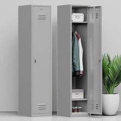 Metal Storage Cabinet School Locker Club Home Storage Lockers with Lockable Door