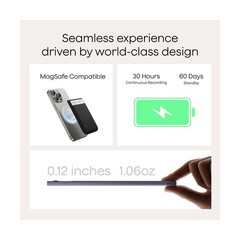 Plaud Note AI Voice Recorder, AI Note Taking Device, Transcribe & Summarize, …